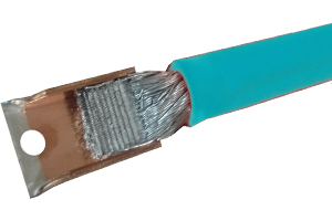 ワイヤーハーネス用アルミ電線と銅端子の超音波接合